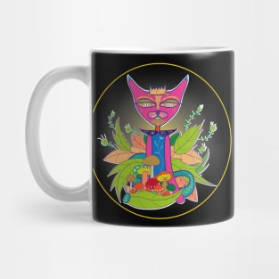 Meditation Of Cat Oriental Mug